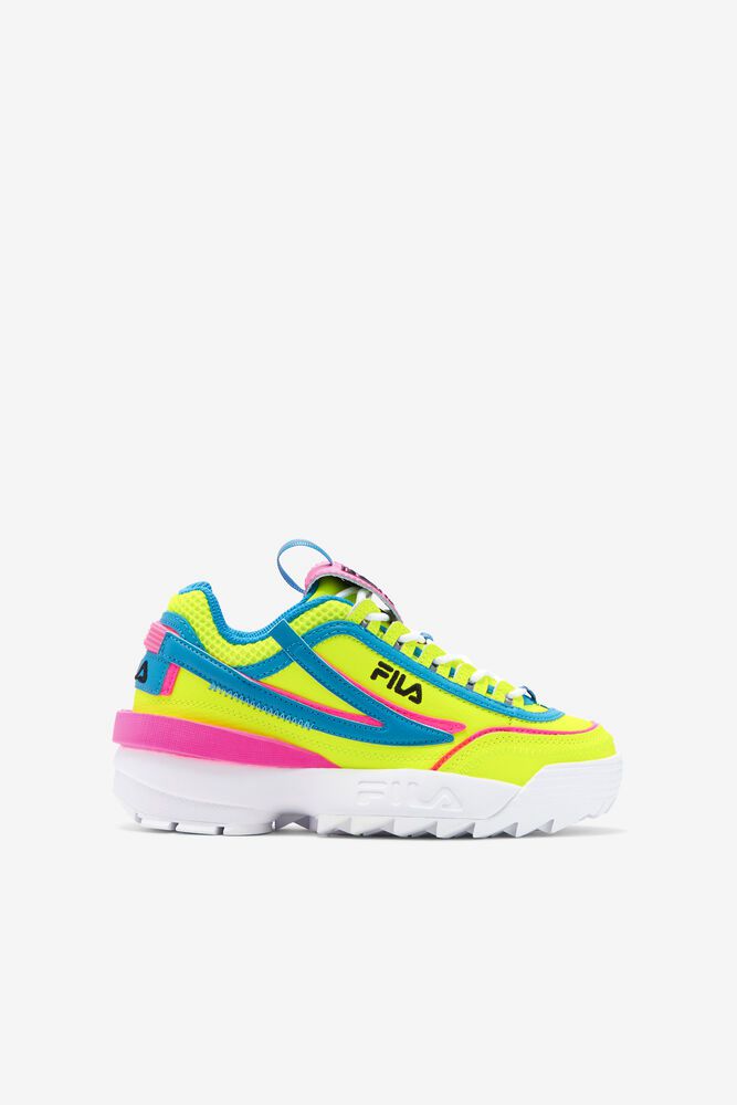 Fila Trainers Kids Yellow Disruptor 2 Exp - Ireland 39670-JHET